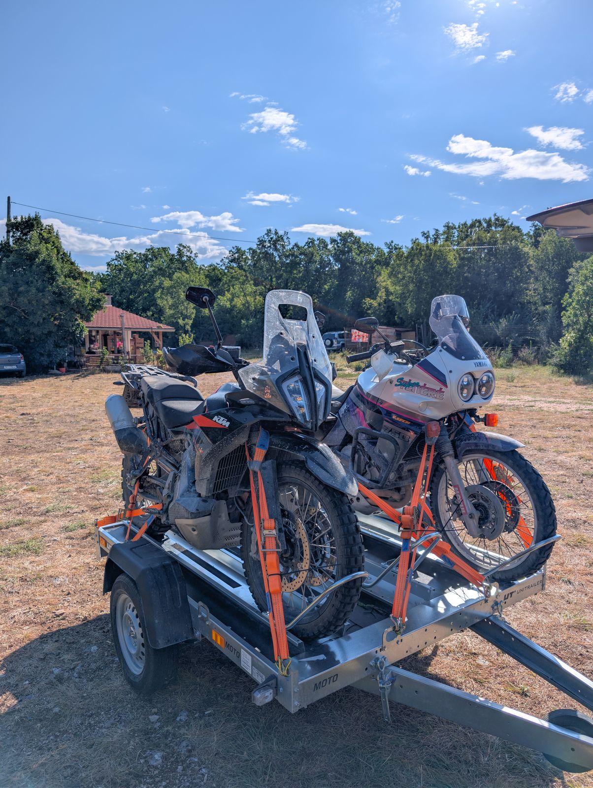 Fotka od zákazníka s naloženou motorkou